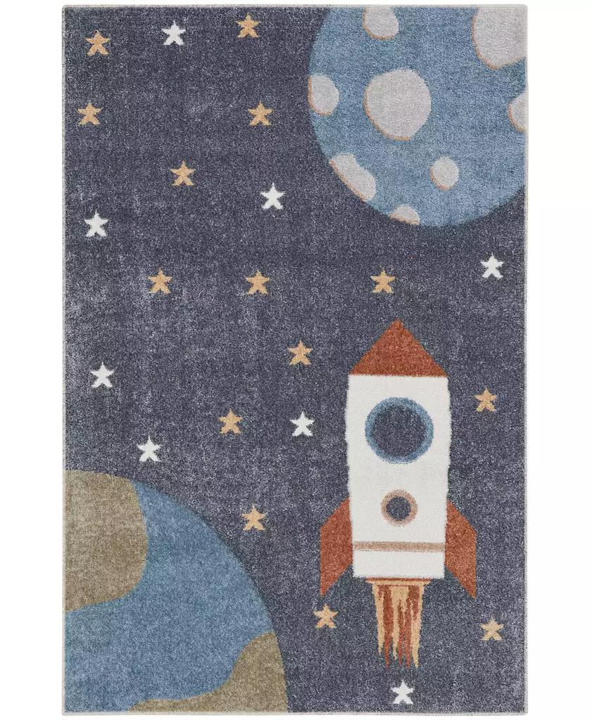 Nourison Astra Machine Washable ASW06 3'3" x 5' Area Rug