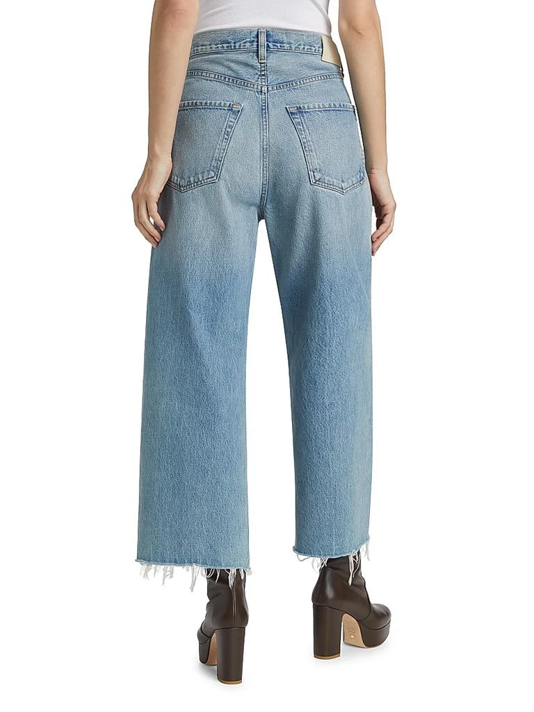 Citizens of Humanity Ayla Denim Raw-Hem Crop Jeans 5