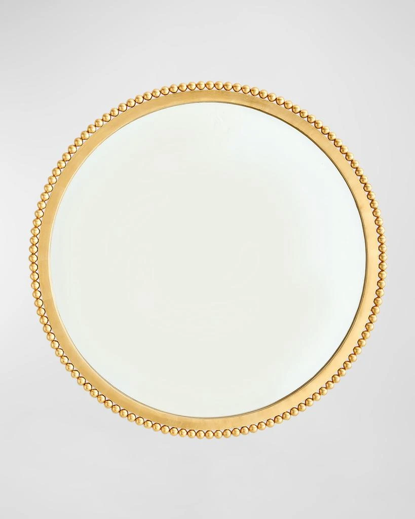 Global Views Ball Bearing Gold Leaf Mirror, 40" Round