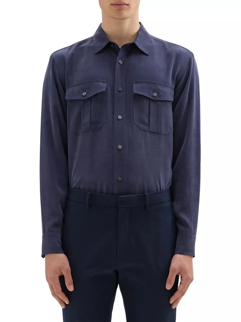 Theory Military Fluid Lyocell Shirt 1