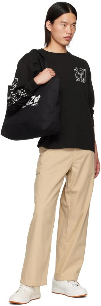 Kenzo Black Kenzo Paris 'KENZO Utility' Large Tote 4
