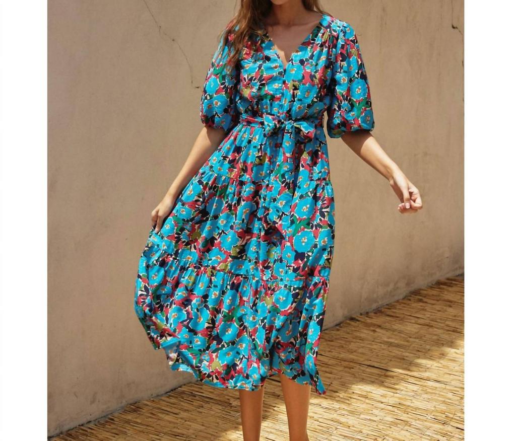 Dress Forum Dress Forum - Sky Balloon Sleeve Dress