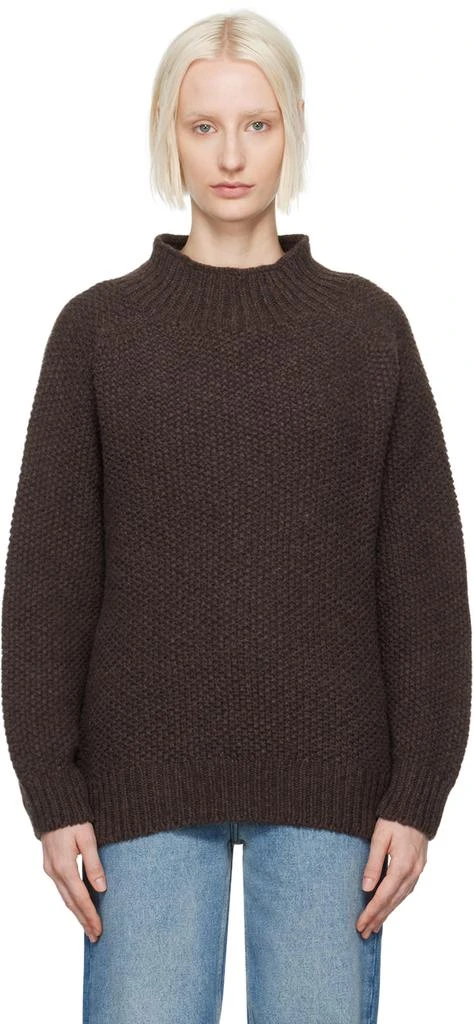 YMC YOU MUST CREATE Brown Loretta Sweater 1