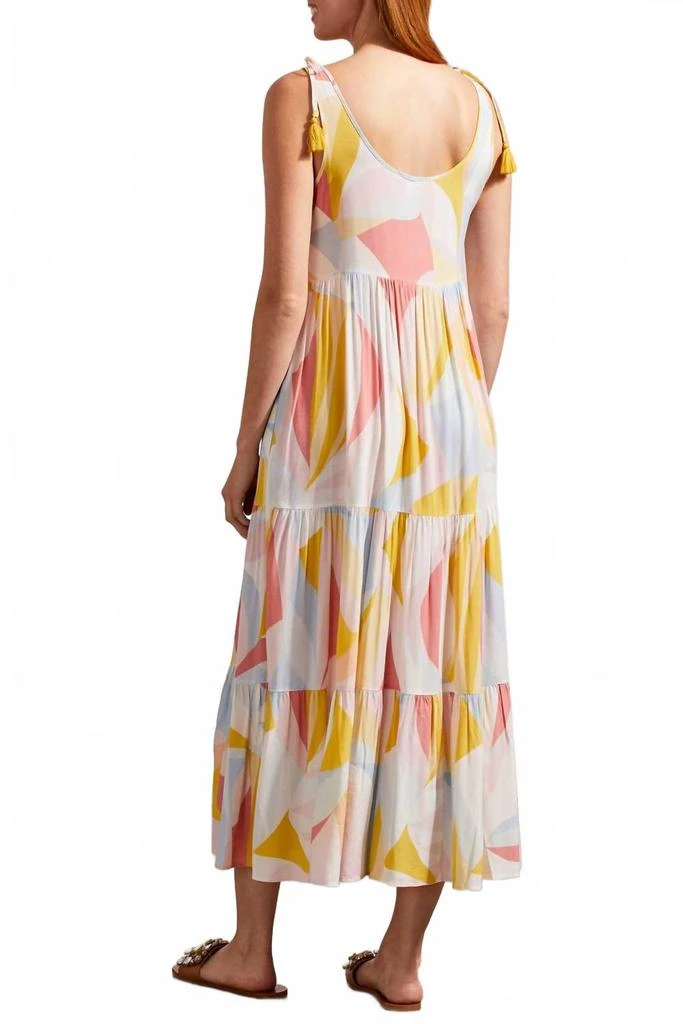 Tribal Tiered Maxi Dress In Yellovango 2