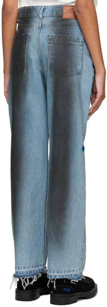 ADER error Blue Spray Painted Jeans 3