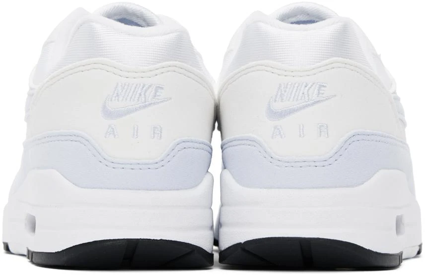 NIKE White & Blue Air Max 1 Sneakers 2