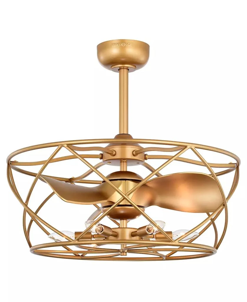 Home Accessories 25.6" Femi Indoor Ceiling Fan with Light Kit and Remote