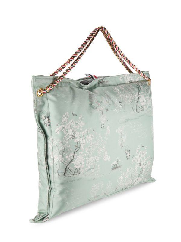 Floral Silk Top Handle Bag – On Sale Now with Up to 75% Off
