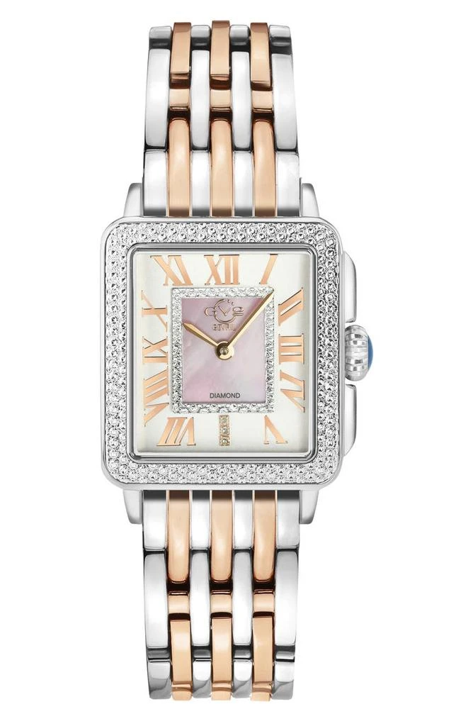 GV2 Women's Padova Swiss Diamond Square Watch, 28.5mm - 0.014 ctw 1