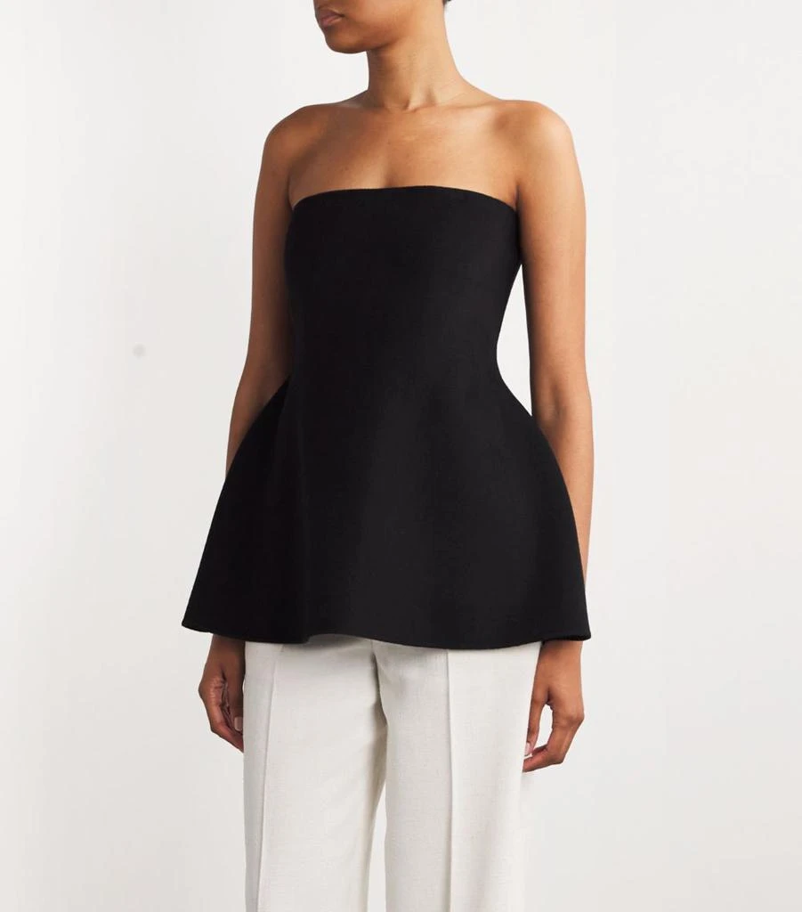 Róhe Peplum Bustier Top 3