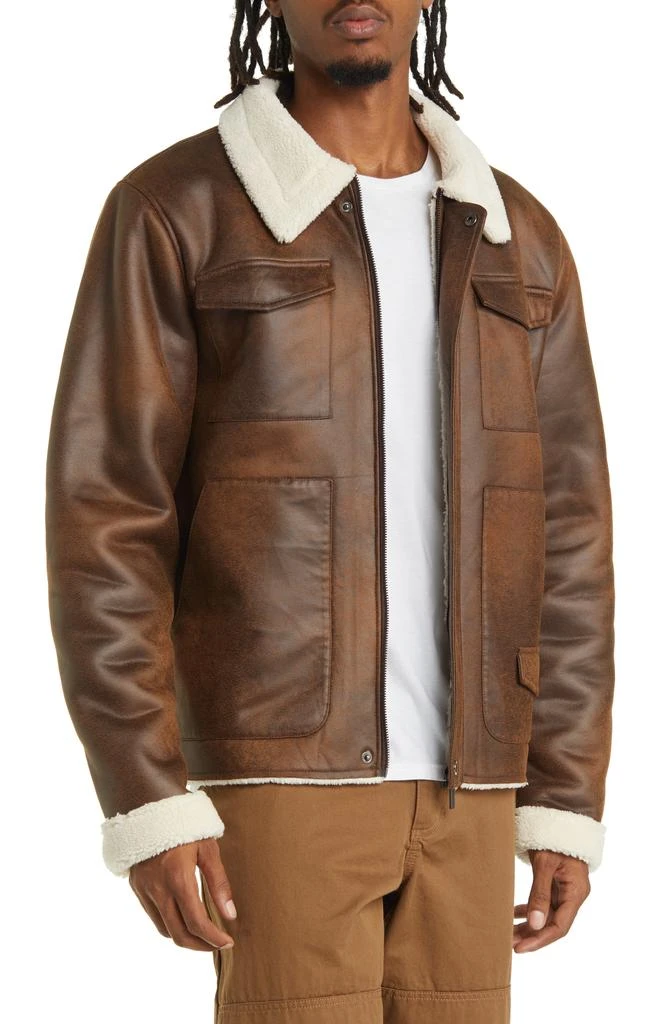 Native Youth Faux Shearling Jacket 1