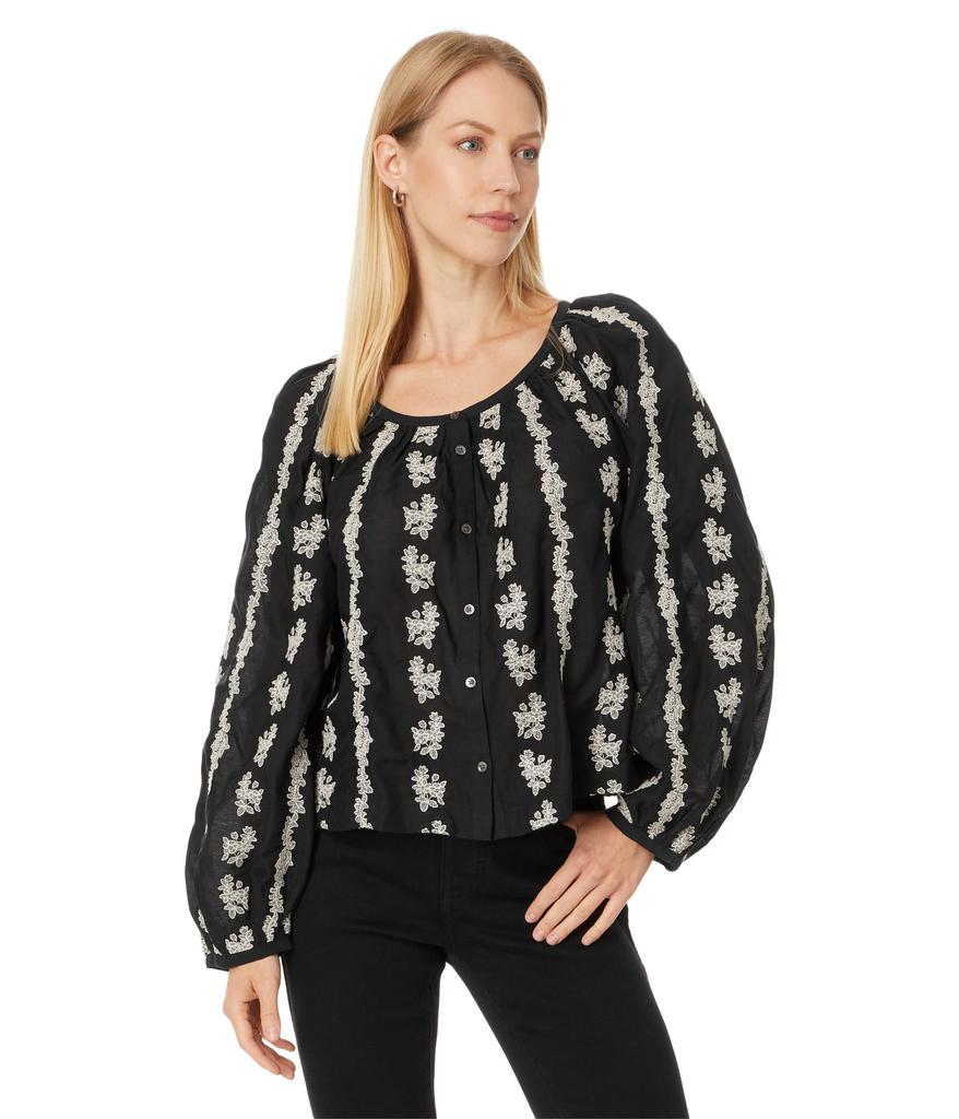(取寄) メイドウェル レディース ジェニー トップ イン コットン ビスコース ボイル Madewell women Jenny Top in Cotton Viscose Voile White Women's Madewell Jenny Top - Cotton Viscose Voile | 6pm
