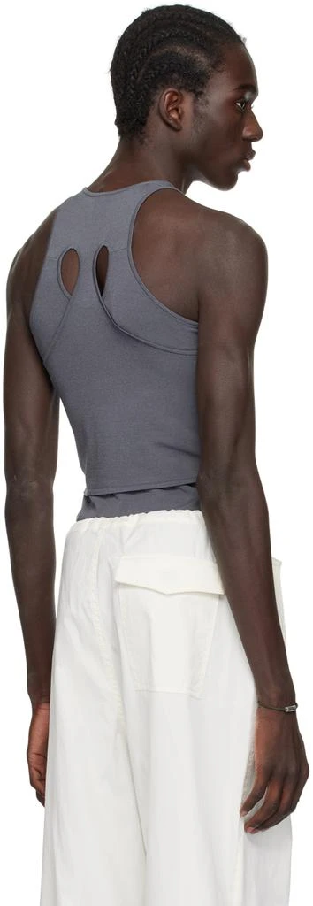 Dion Lee Gray Mobius Loop Tank Top 3