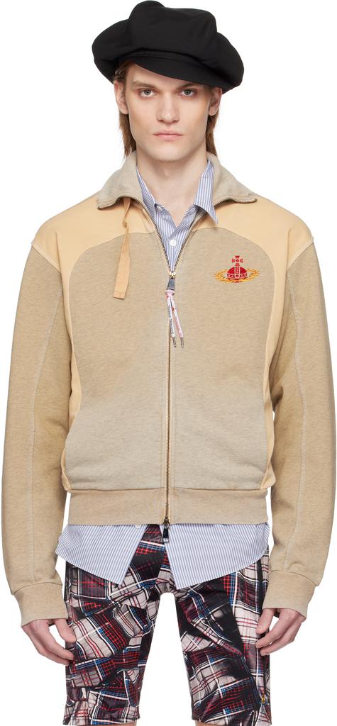 Gray & Beige Alien Track Jacket – On Sale Now with Up to 44