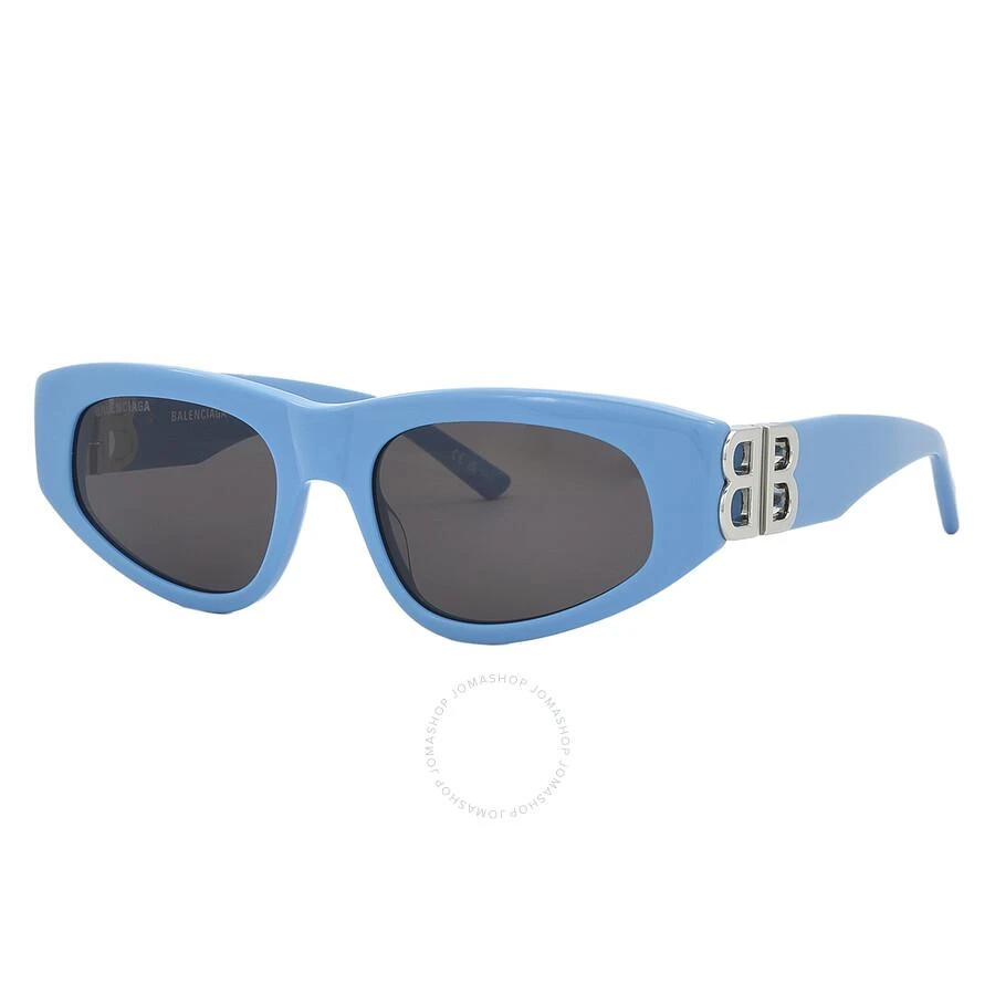 Balenciaga Grey Cat Eye Ladies Sunglasses BB0095S 011 53 3