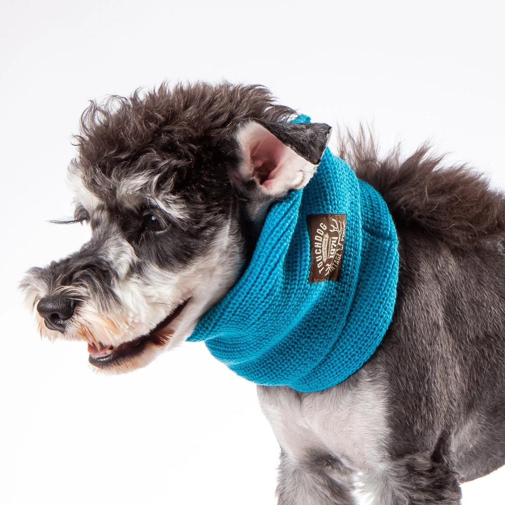 Touchdog Touchdog Heavy Knitted Designer Fashion Winter Dog Scarf 7