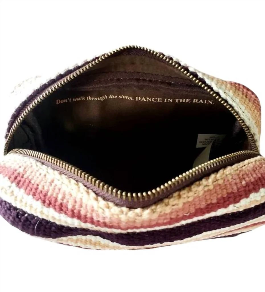 STS Ranchwear Women's Sioux Falls Cosmetic Bag In Brown/natural 4