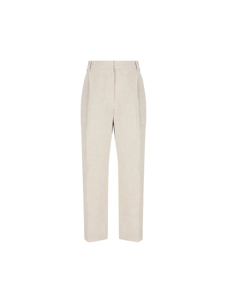 Brunello Cucinelli Brunello Cucinelli Monili Embellished Sparkling Slouchy Trousers from Cettire