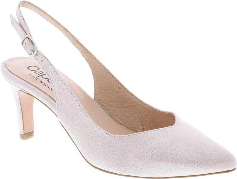 Capollini Capollini J640 Catherine Pink Sling Back Shoe 1