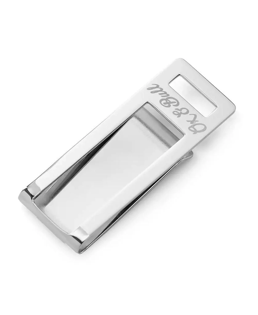 Ox and Bull Trading Co. Men's Stainless Steel Cut Out Money Clip 1