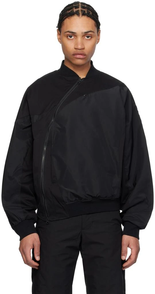 POST ARCHIVE FACTION (PAF) Black 6.0 Center Bomber Jacket 