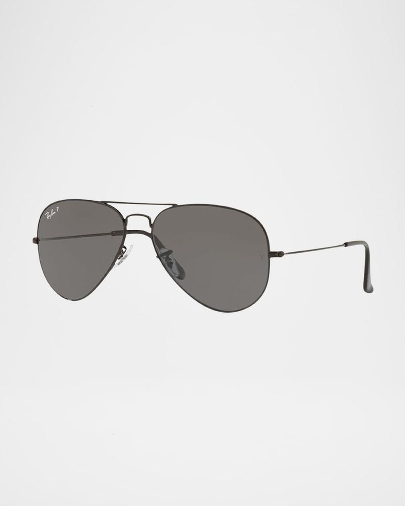 Ray-Ban Metal Polarized Aviator Sunglasses
