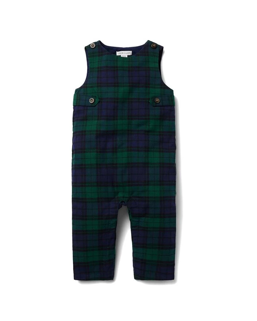 Janie and Jack Janie and Jack The Tartan Holiday Baby Overall 1