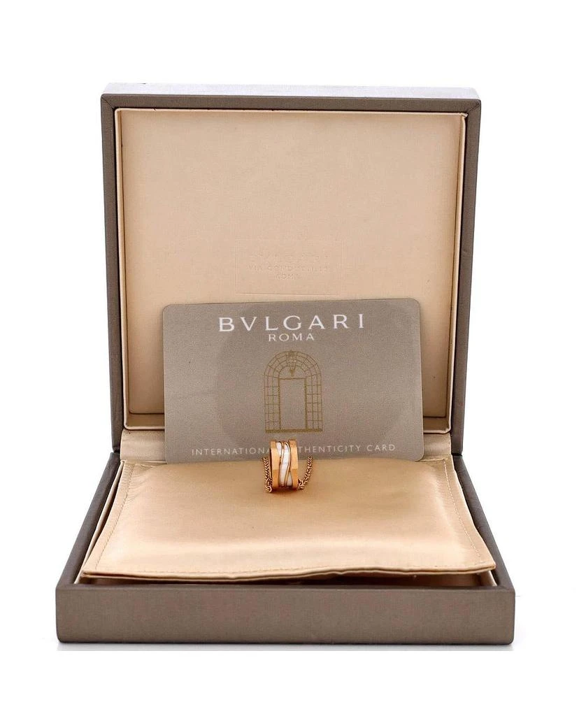 Pre-Owned Bvlgari B.Zero1 Design Legend Zaha Hadid Pendant Necklace 18K Rose Gold with Ceramic, 18" 4