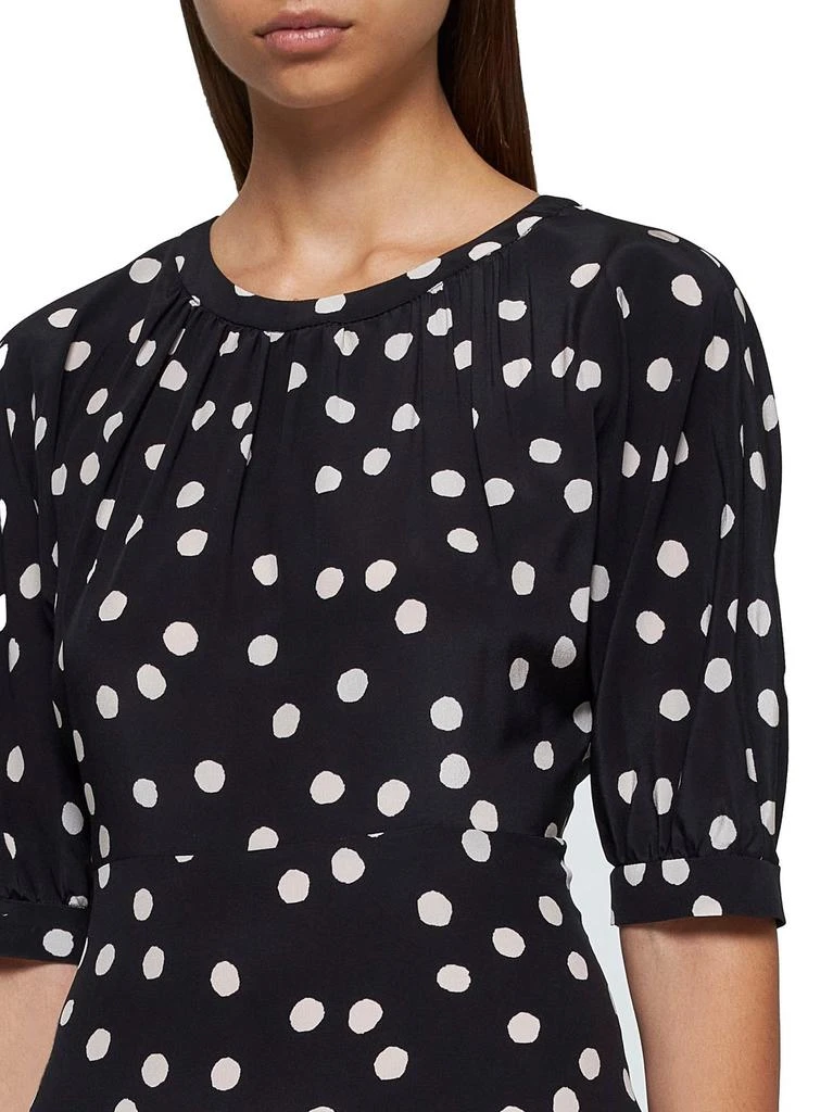 Max Mara 'S Max Mara Demetra Polka Dot Printed Dress 4