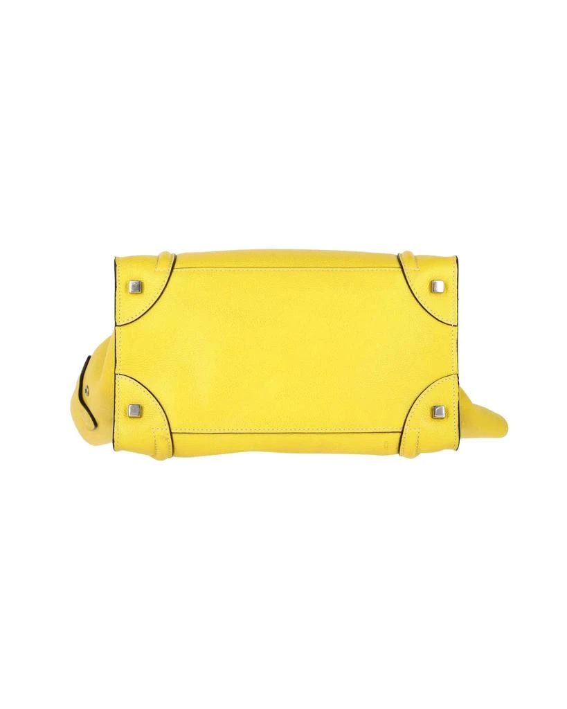 Celine Celine Mini Luggage Tote Bag in Yellow Calfskin Leather 3