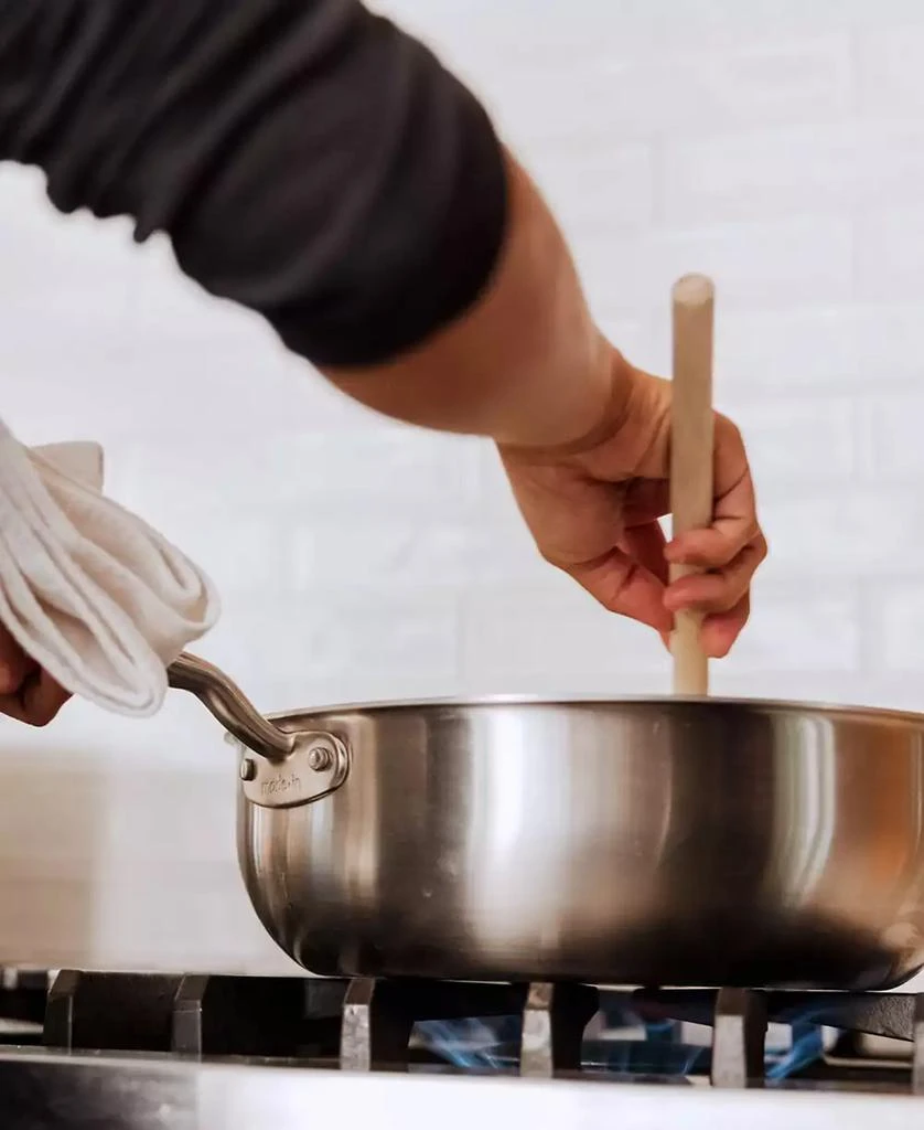 Made In Stainless Steel Clad 5-Quart Saucier with Lid 7