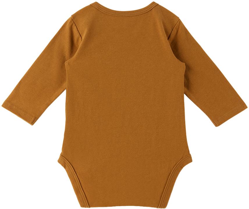 Kodomo BEAMS Baby Brown Crewneck Bodysuit