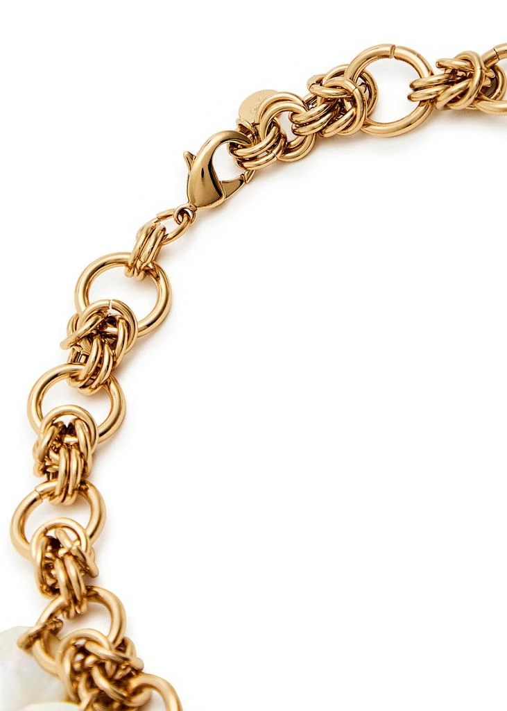 RABANNE Shell Disc pearl necklace 3