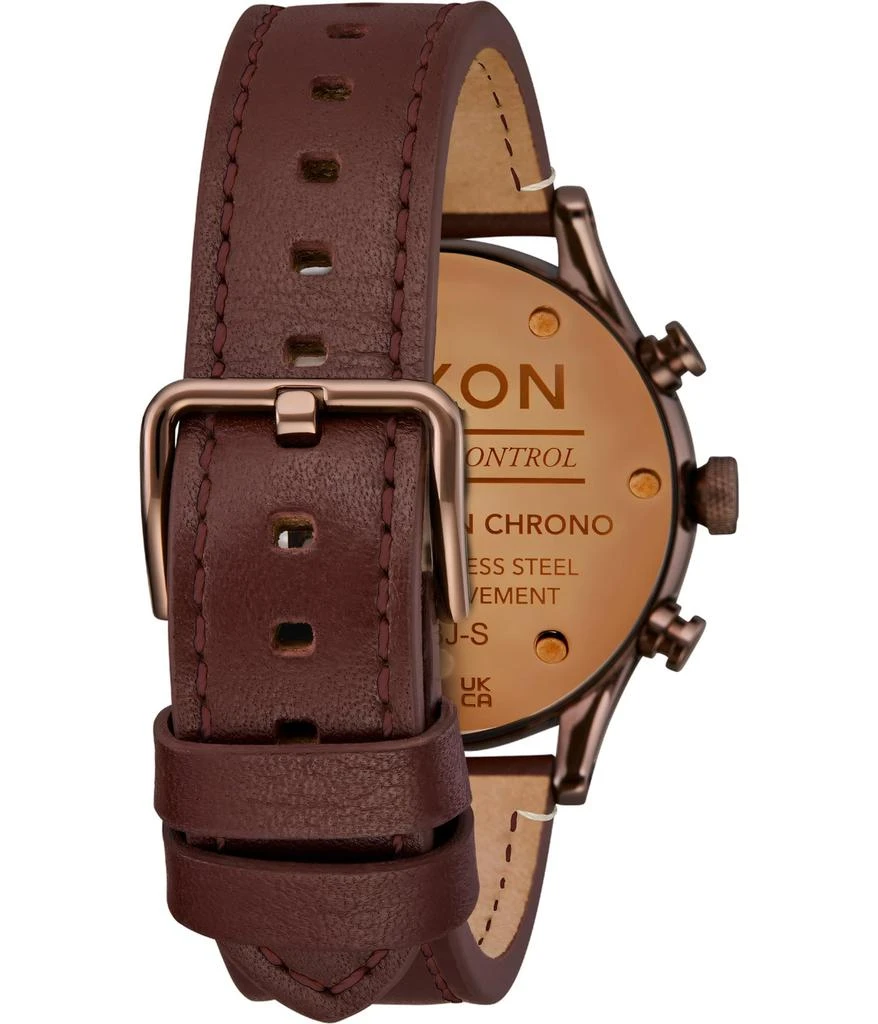 Nixon Station Chrono Leather 2