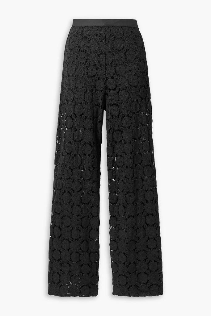 MIGUELINA Pamela guipure lace wide-leg pants 1