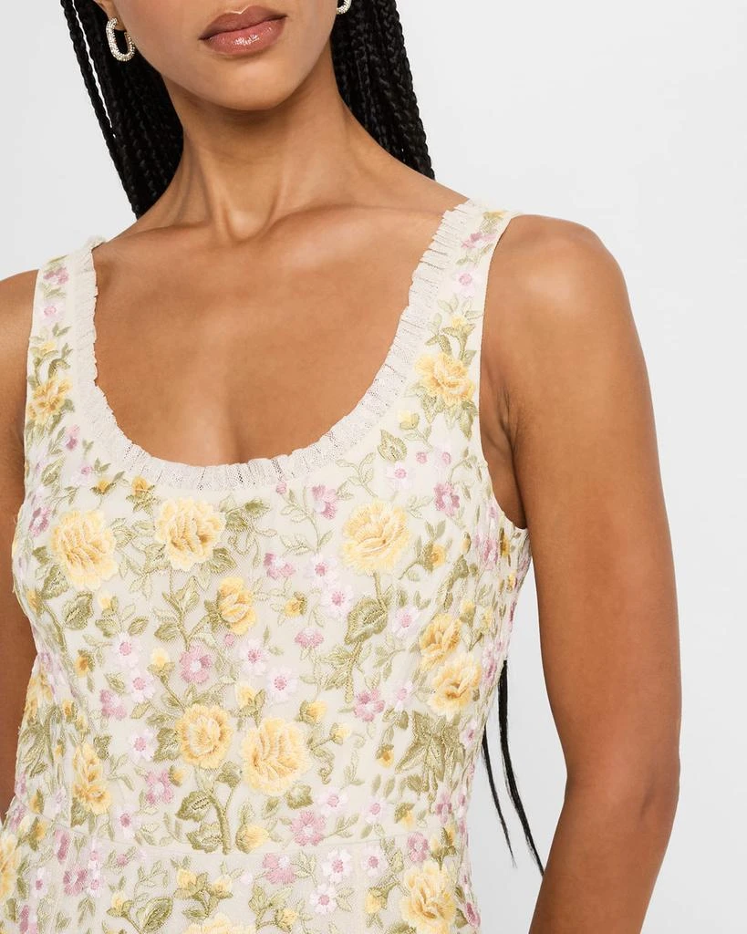Needle & Thread Embroidered Florine Scoop-Neck Ballerina Dress 5