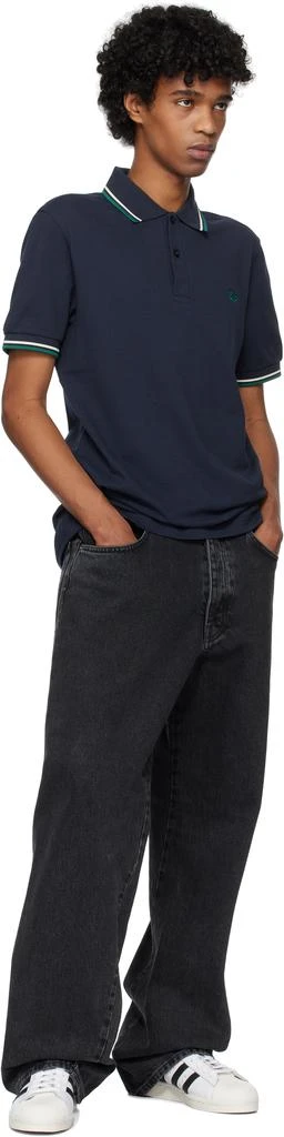 Fred Perry Black M3600 Polo 4