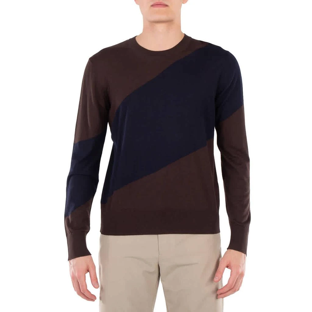 Salvatore Ferragamo Ferragamo Virgin-Wool Fine-Knit Crew Neck Jumper 1