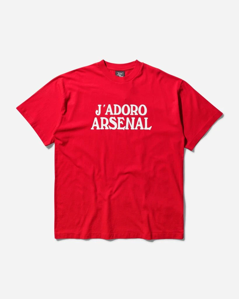 Aries Men's Arsenal J'Adoro T-Shirt Red 1
