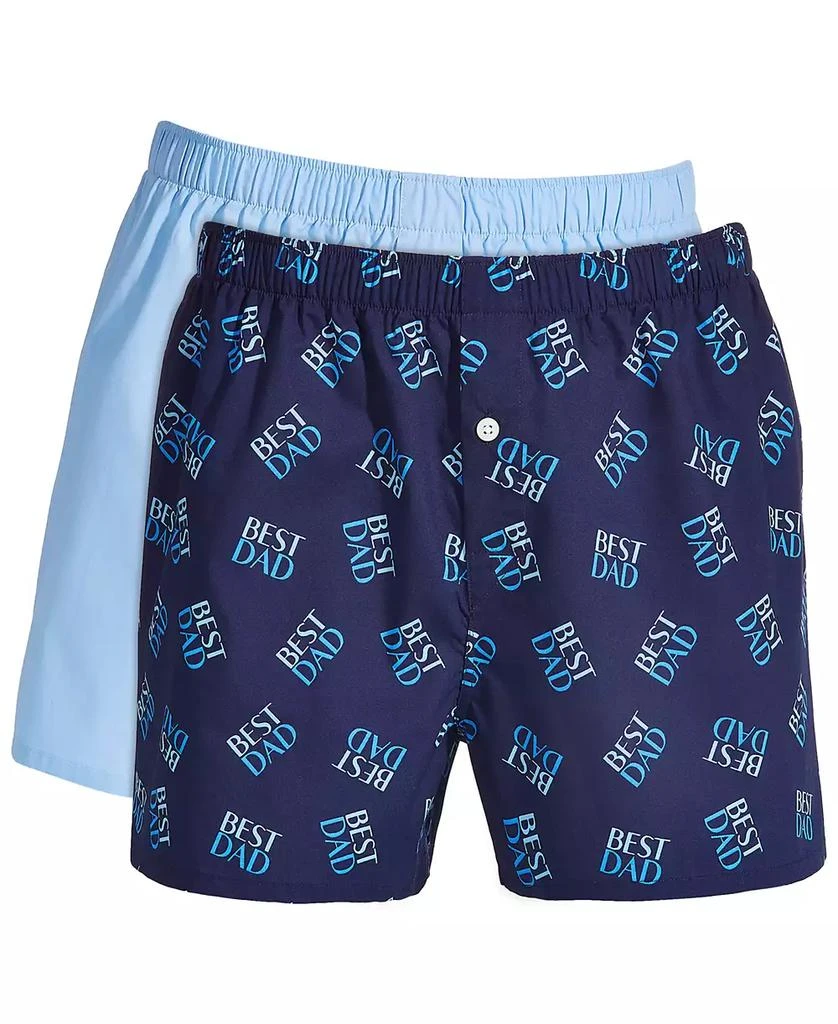 Club Room Men's 2-Pk. Regular-Fit Cotton Boxers, Created for Macy's 1