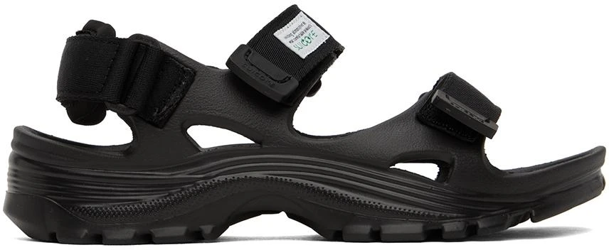 Suicoke Black Wake Sandals 1