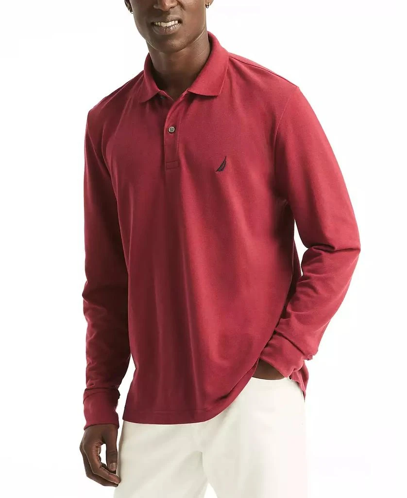 Nautica Men's Long Sleeve Deck Polo Shirt 1
