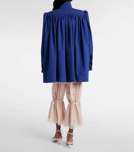 Chloé Gathered cotton canvas jacket 3