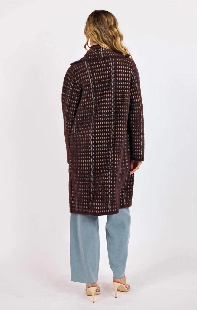 SAGE THE LABEL Sage The Label - Marceau Houndstooth Coat 3