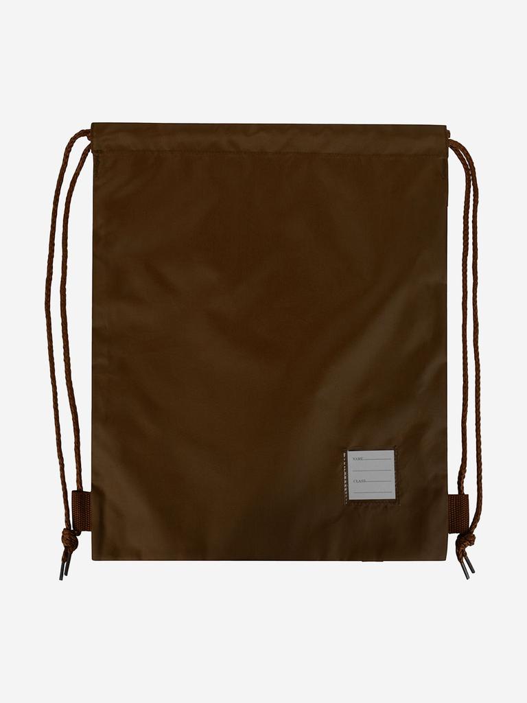 Zeco Schoolwear Zeco Kids School Premium Plain PE Bag in Brown (40cm)