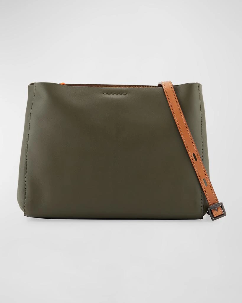 Rag & Bone Passenger Two-Tone Leather Crossbody Bag 1