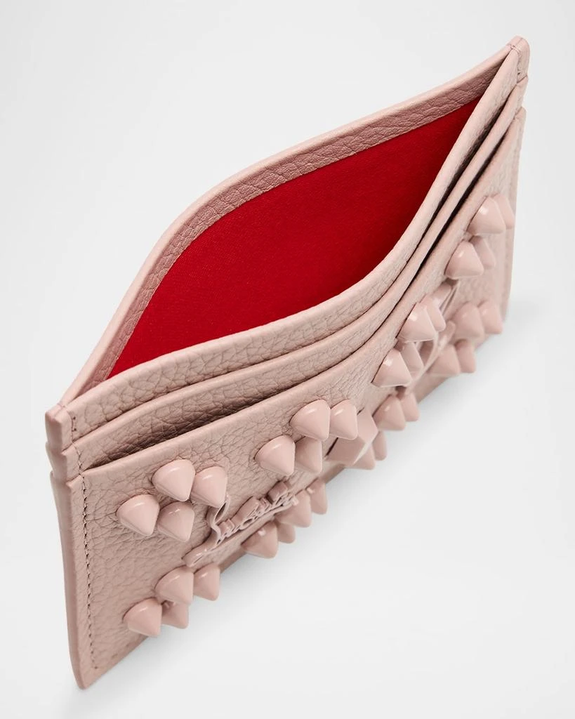 Christian Louboutin Kios Card Case in Leather with Loubinthesky Spikes 5
