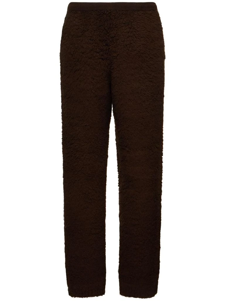 AURALEE Wool Blend Boa Knit Pants 4