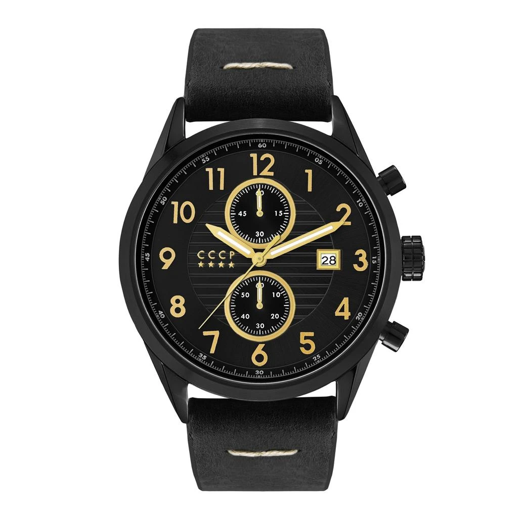 CCCP CCCP Men's Golden Soviet Submarine 43.5mm Quartz Watch 1