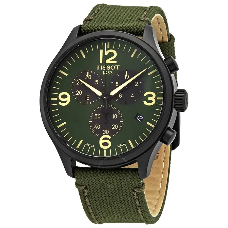 Tissot Chrono XL Quartz Green Dial Men's Watch T116.617.37.097.00 1